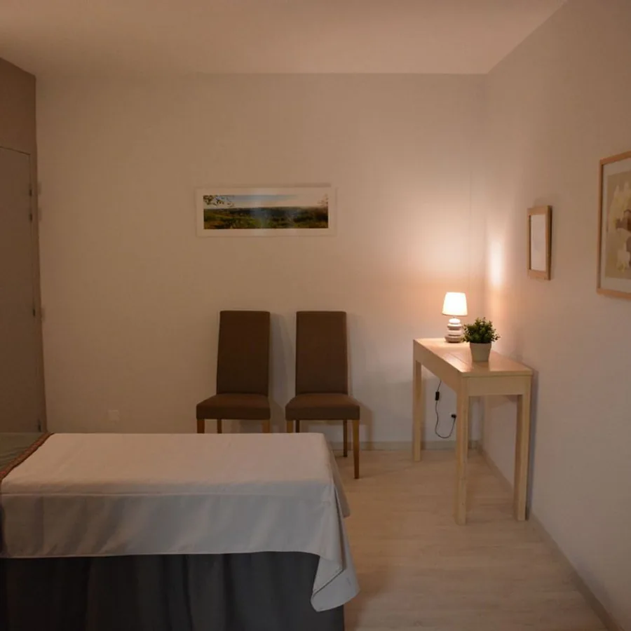 Une des deux chambres funéraires du funérarium Casanave